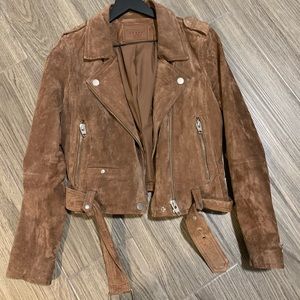 Blank NYC Moto Jacket. Coffee Bean size M